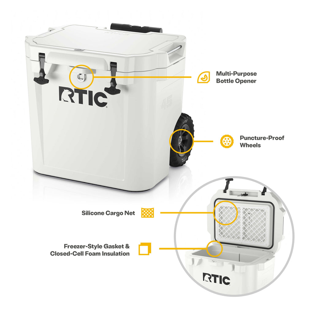45 QT Ultra-Tough Wheeled Cooler (N5SU)