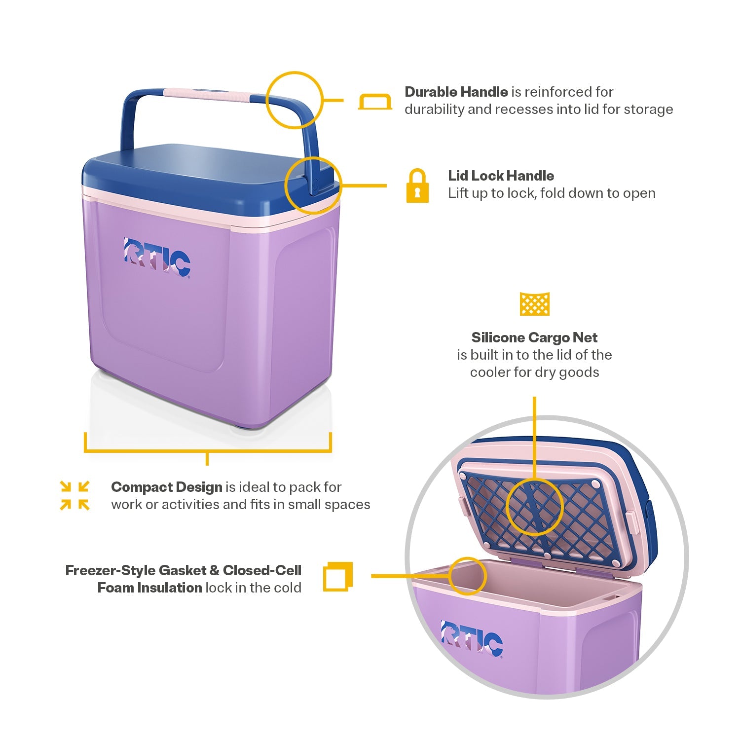 8 QT Road Trip Personal Cooler (KCQB)