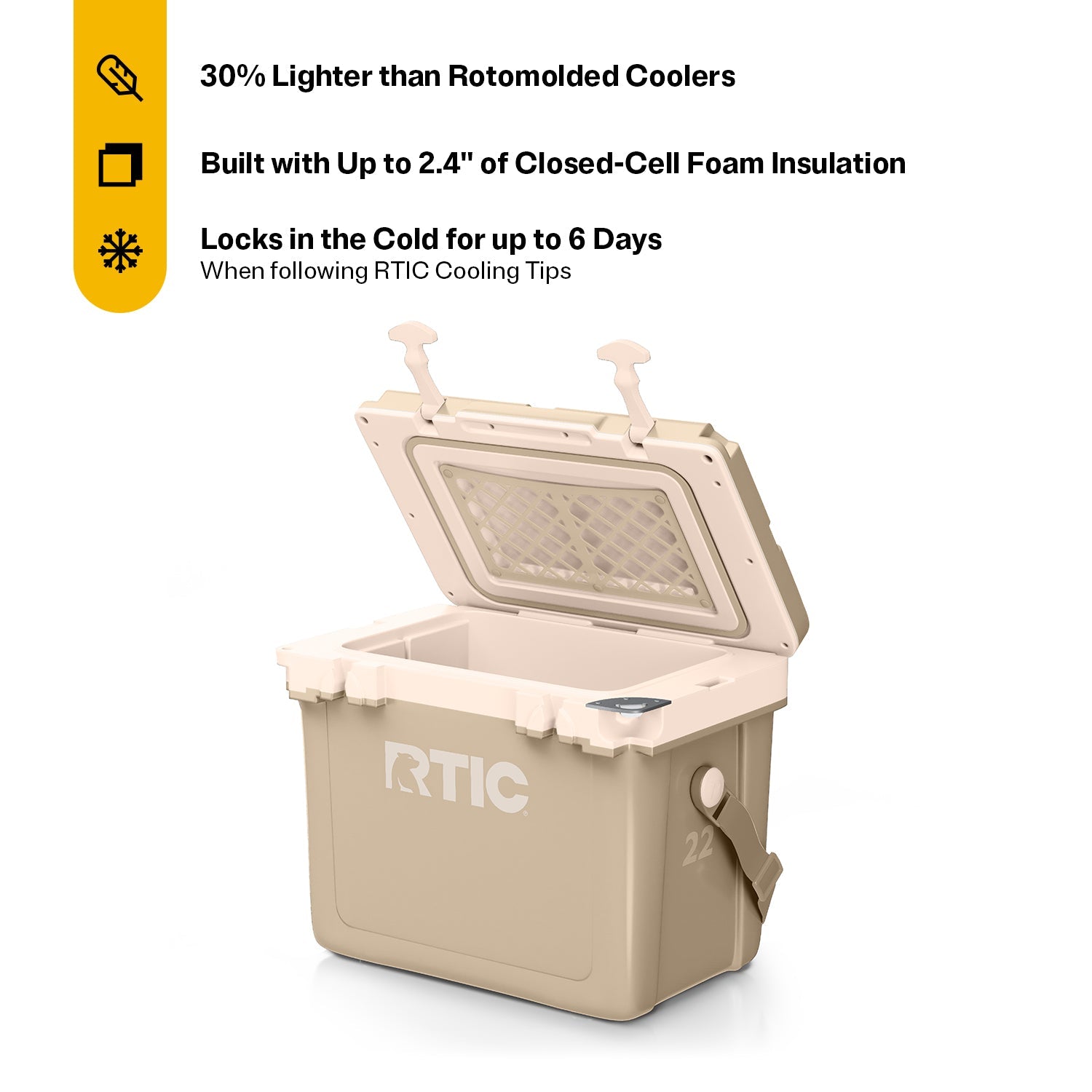 22 QT Ultra-Light Cooler (IQL3)