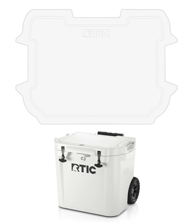 45 QT Ultra-Tough Wheeled Cooler (9A6U)
