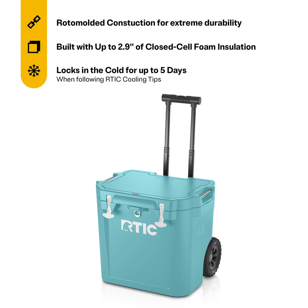 45 QT Ultra-Tough Wheeled Cooler (N5SU)