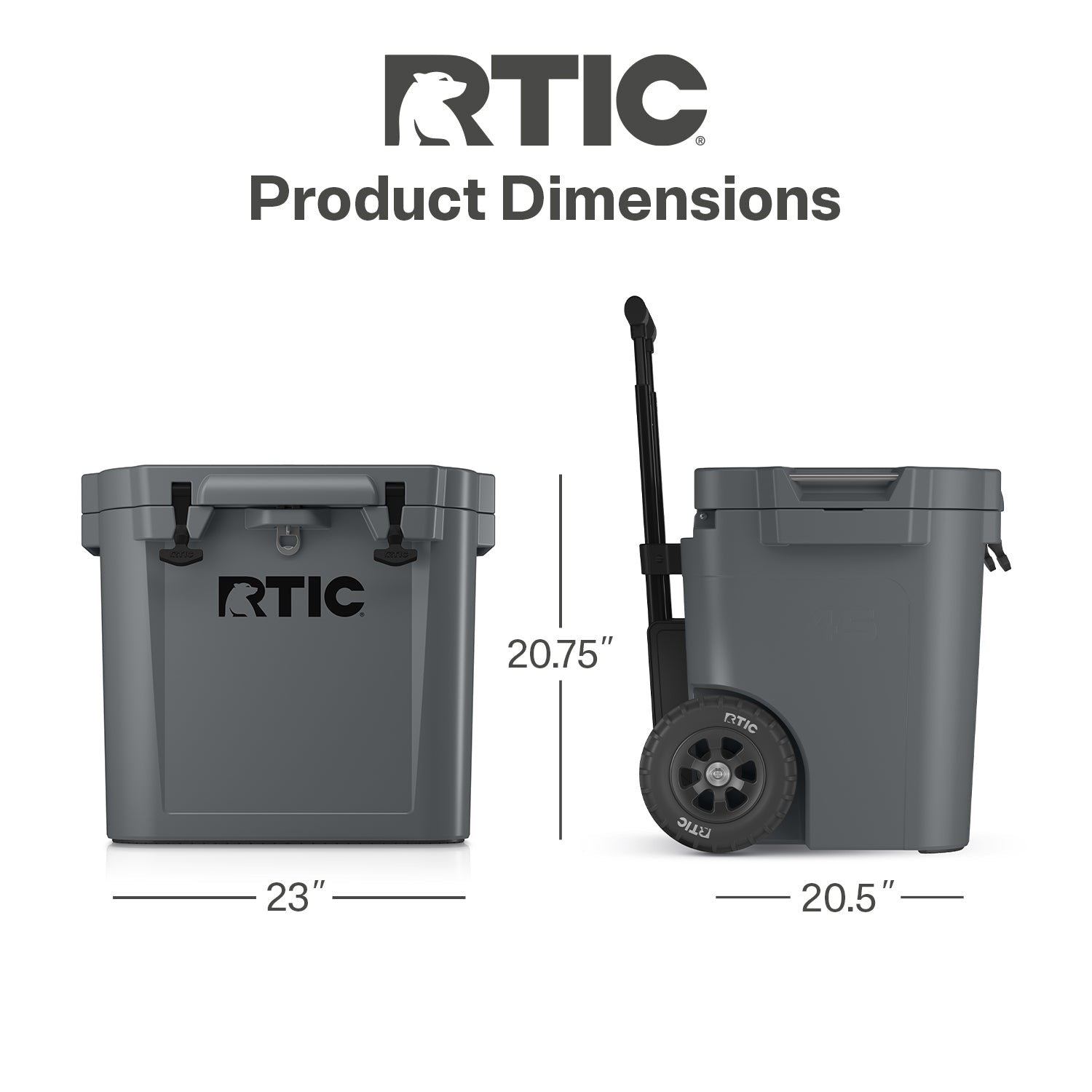 45 QT Ultra-Tough Wheeled Cooler (9A6U)