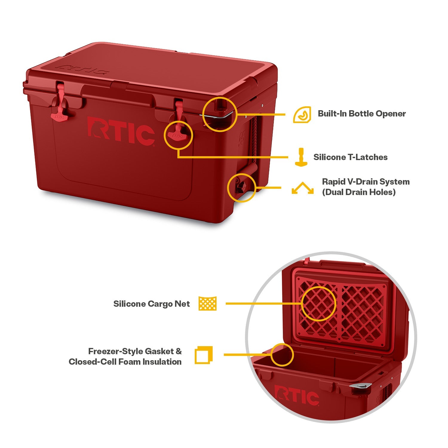 45 QT Ultra-Tough Cooler (6HVP)